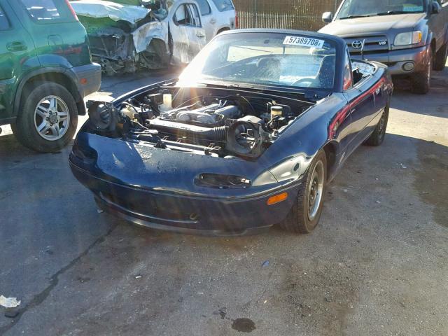 JM1NA3538V0722265 - 1997 MAZDA MX-5 MIATA BLUE photo 2