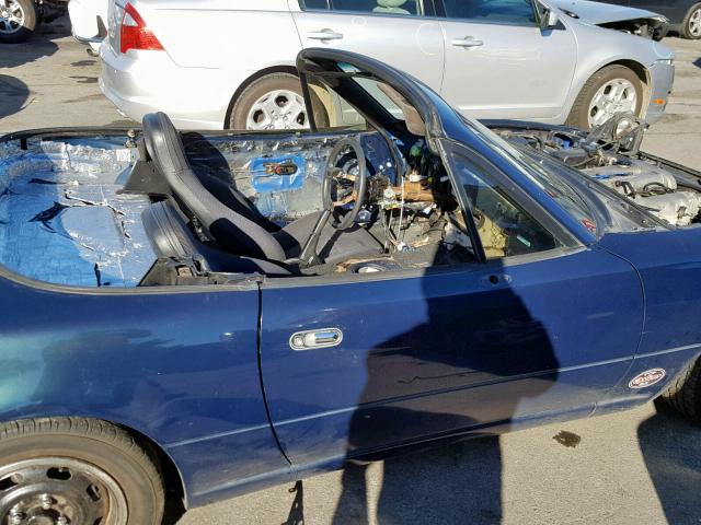 JM1NA3538V0722265 - 1997 MAZDA MX-5 MIATA BLUE photo 9