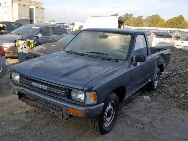 JT4RN81A0M0081456 - 1991 TOYOTA PICKUP 1/2 GRAY photo 2