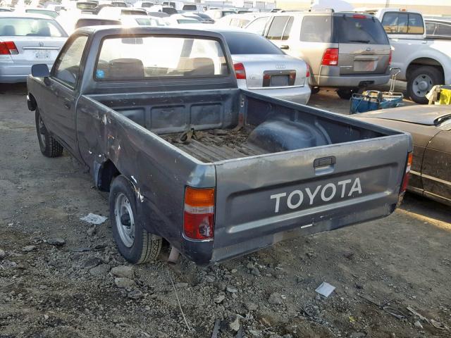 JT4RN81A0M0081456 - 1991 TOYOTA PICKUP 1/2 GRAY photo 3