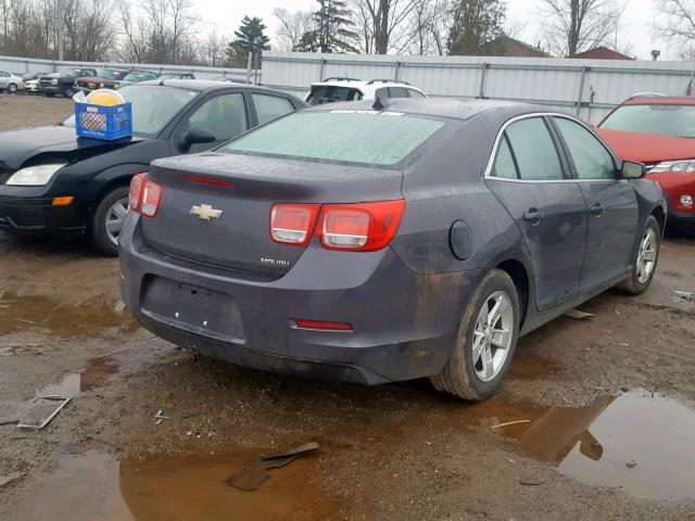 1G11B5SA8DF176081 - 2013 CHEVROLET MALIBU LS Сұр фото 4