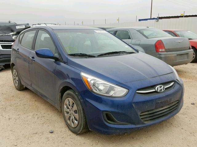 KMHCT5AE0HU315781 - 2017 HYUNDAI ACCENT SE BLUE photo 1