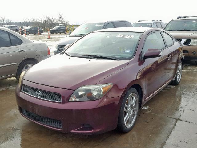JTKDE177870205726 - 2007 TOYOTA SCION TC ბურგუნდია ფოტო 2