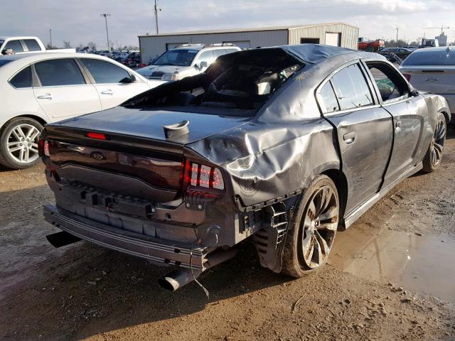 2C3CDXGJ2EH309825 - 2014 DODGE CHARGER SU GRAY photo 4