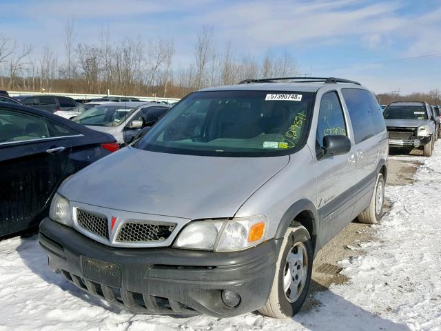 1GMDU03E83D274908 - 2003 PONTIAC MONTANA GRAY photo 2