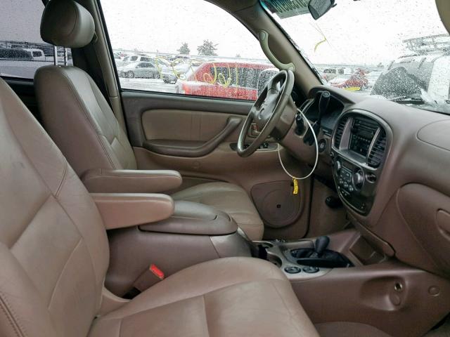 5TDBT48A12S057618 - 2002 TOYOTA SEQUOIA LI GREEN photo 5