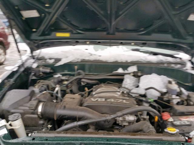 5TDBT48A12S057618 - 2002 TOYOTA SEQUOIA LI GREEN photo 7