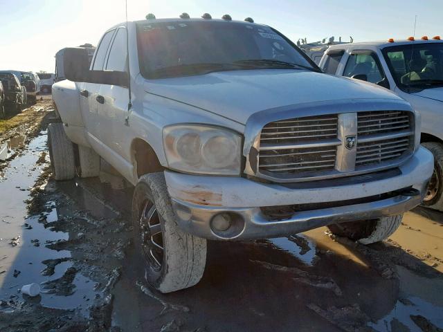 3D7MX48A47G824550 - 2007 DODGE RAM 3500 S WHITE photo 1