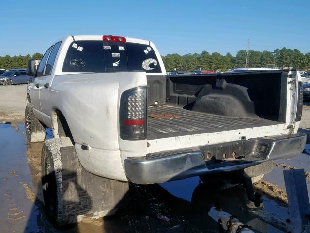 3D7MX48A47G824550 - 2007 DODGE RAM 3500 S WHITE photo 3