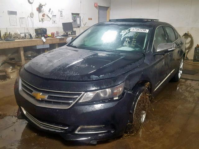 2G1165S38F9176955 - 2015 CHEVROLET IMPALA LTZ BLACK photo 2