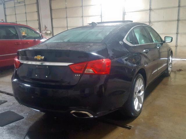 2G1165S38F9176955 - 2015 CHEVROLET IMPALA LTZ BLACK photo 4