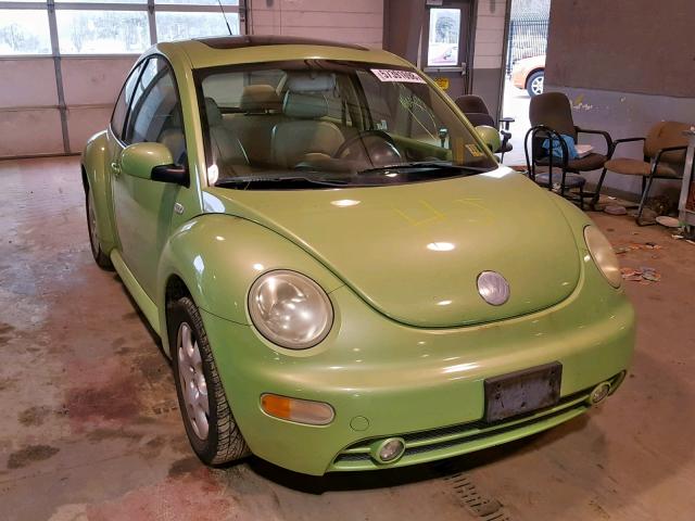 3VWCK21C12M460258 - 2002 VOLKSWAGEN NEW BEETLE GREEN photo 1