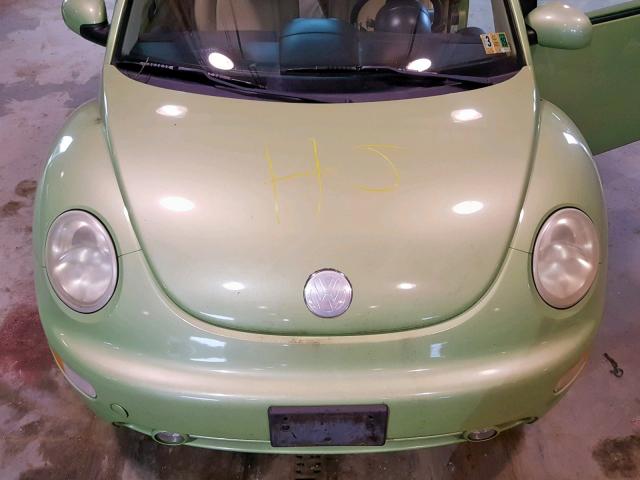 3VWCK21C12M460258 - 2002 VOLKSWAGEN NEW BEETLE GREEN photo 7