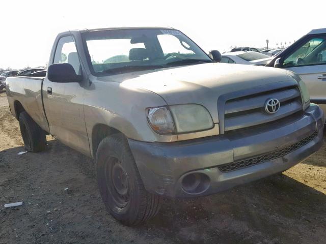 5TBJN32183S404168 - 2003 TOYOTA TUNDRA TAN photo 1