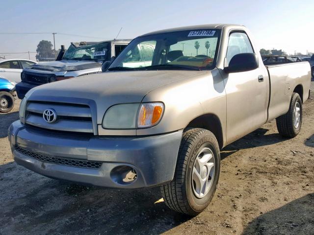 5TBJN32183S404168 - 2003 TOYOTA TUNDRA TAN photo 2