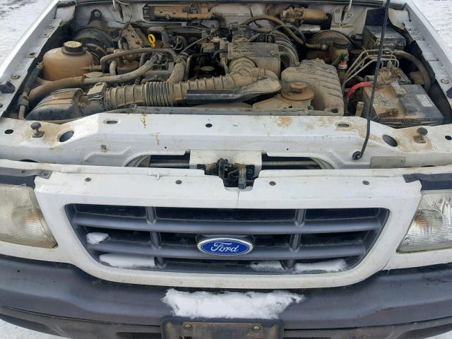 1FTYR10D13PA07570 - 2003 FORD RANGER WHITE photo 7