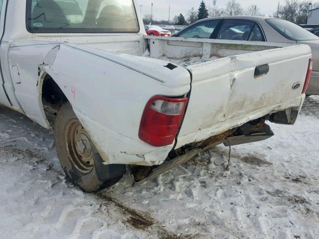 1FTYR10D13PA07570 - 2003 FORD RANGER WHITE photo 9