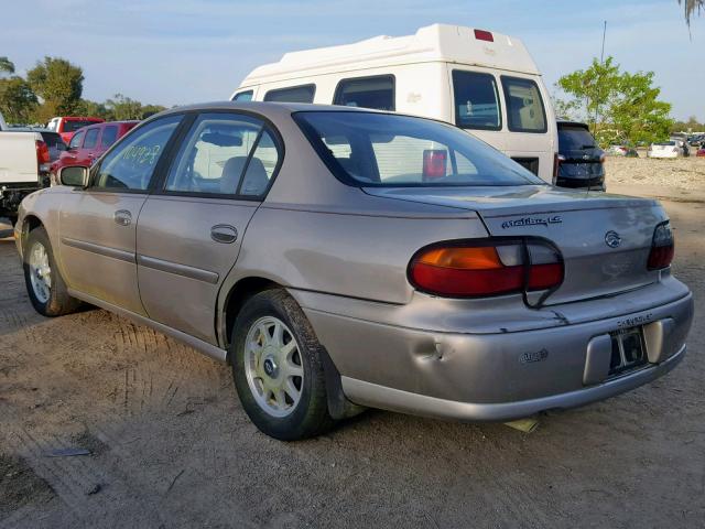 1G1NE52MXX6214725 - 1999 CHEVROLET MALIBU LS 棕色 照片 3