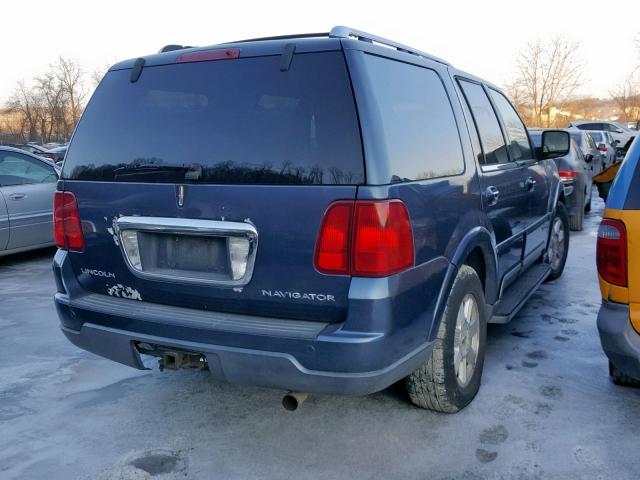 5LMFU28R43LJ11188 - 2003 LINCOLN NAVIGATOR BLUE photo 4