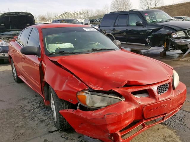 1G2NF52E64C195816 - 2004 PONTIAC GRAND AM S RED photo 1