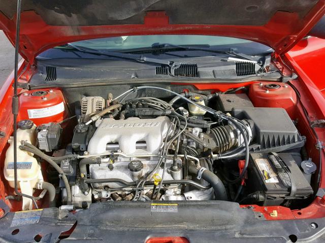 1G2NF52E64C195816 - 2004 PONTIAC GRAND AM S RED photo 7