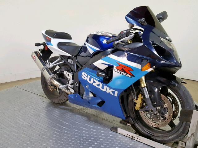 JS1GN7CA352112391 - 2005 SUZUKI GSX-R600 K BLUE photo 2