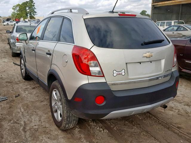 3GNAL2EK1DS640810 - 2013 CHEVROLET CAPTIVA LS 金色 照片 3