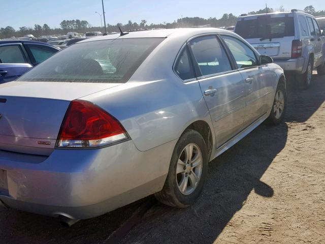 2G1WA5E30E1138312 - 2014 CHEVROLET IMPALA LIM SILVER photo 4