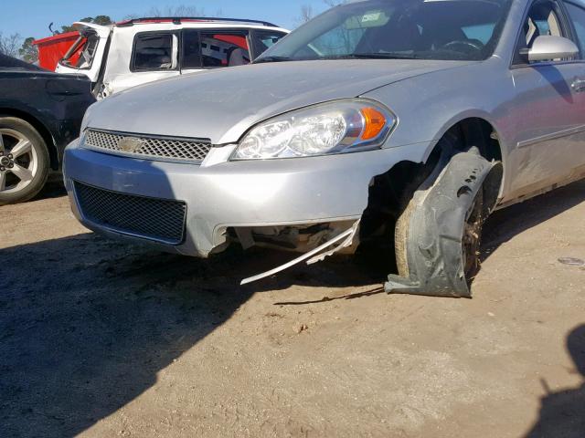 2G1WA5E30E1138312 - 2014 CHEVROLET IMPALA LIM SILVER photo 9