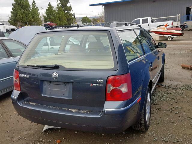 WVWYH63B71E240100 - 2001 VOLKSWAGEN PASSAT GLX 灰色 照片 4