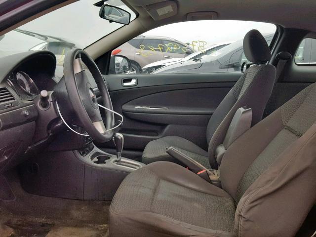 1G2AL15F077275971 - 2007 PONTIAC G5 BURGUNDY photo 5