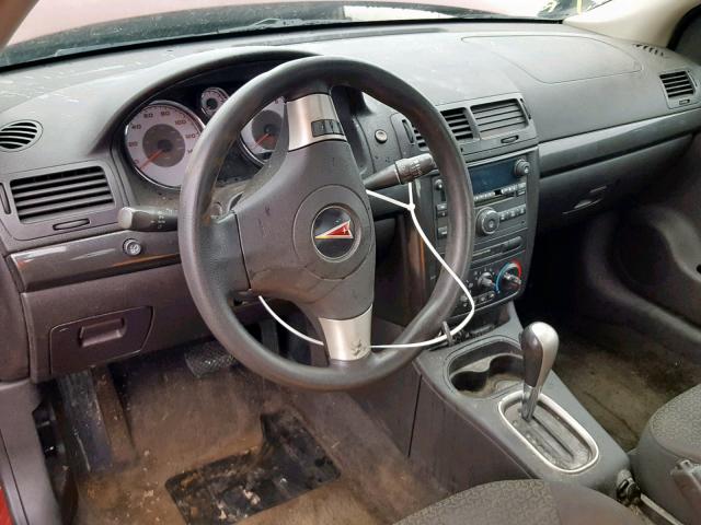1G2AL15F077275971 - 2007 PONTIAC G5 BURGUNDY photo 9
