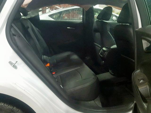 1G1ZE5STXHF260629 - 2017 CHEVROLET MALIBU LT WHITE photo 6