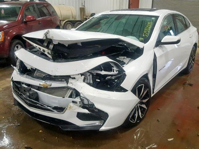 1G1ZE5STXHF260629 - 2017 CHEVROLET MALIBU LT WHITE photo 9