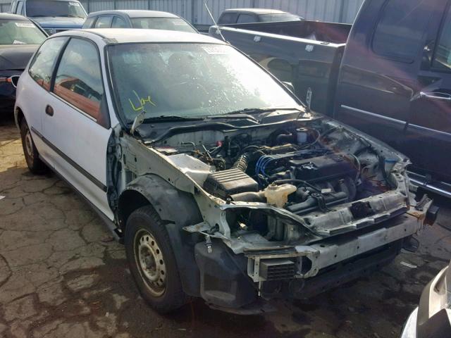 2HGEH2354NH553756 - 1992 HONDA CIVIC DX WHITE photo 1