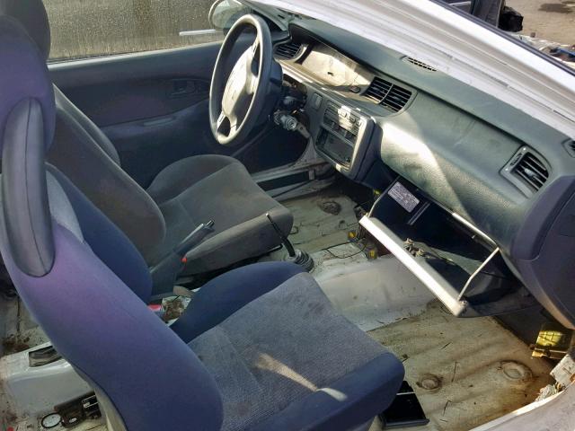 2HGEH2354NH553756 - 1992 HONDA CIVIC DX WHITE photo 5