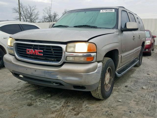 3GKFK16T2YG105405 - 2000 GMC YUKON XL K TAN photo 2