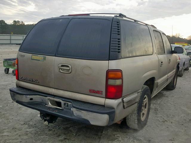 3GKFK16T2YG105405 - 2000 GMC YUKON XL K TAN photo 4