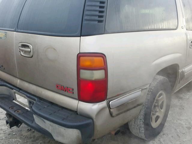 3GKFK16T2YG105405 - 2000 GMC YUKON XL K TAN photo 9