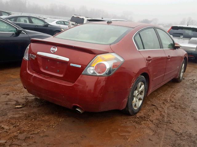 1N4CL21EX8C229988 - 2008 NISSAN ALTIMA HYB RED photo 4