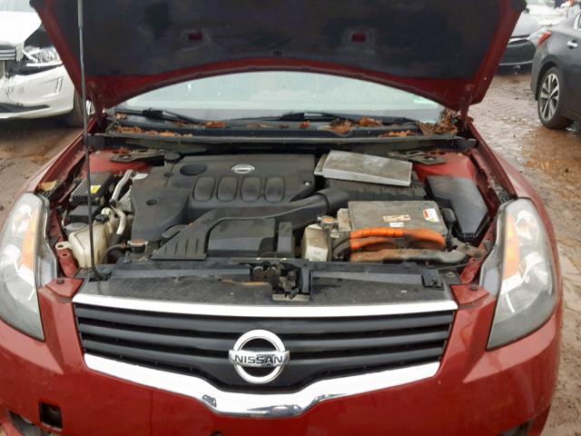 1N4CL21EX8C229988 - 2008 NISSAN ALTIMA HYB RED photo 7