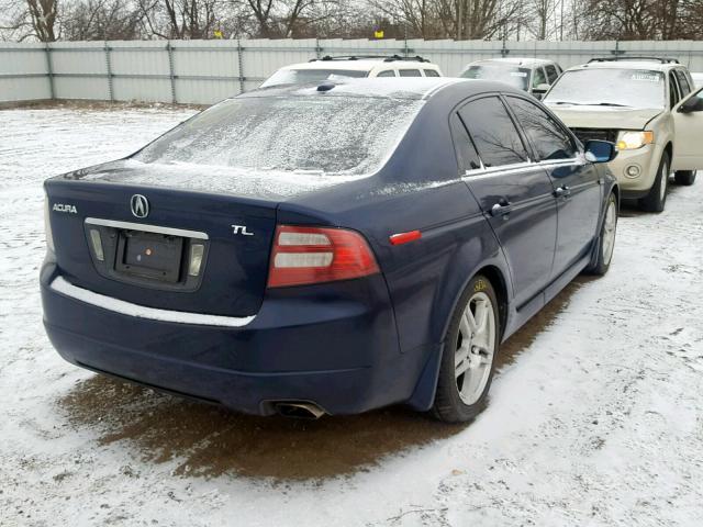 19UUA66258A053522 - 2008 ACURA TL BLUE photo 4