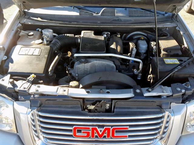 1GKDT13S972250450 - 2007 GMC ENVOY SILVER photo 7