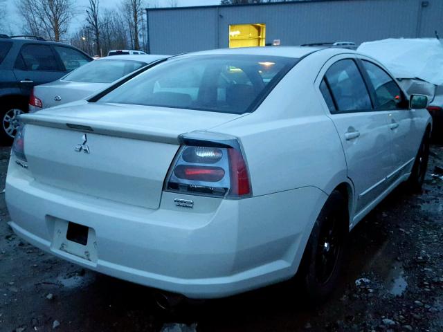 4A3AB76S34E113267 - 2004 MITSUBISHI GALANT GTS WHITE photo 4