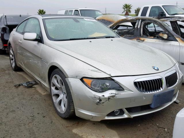 WBAEH13476CR49973 - 2006 BMW 650 I BEIGE photo 1