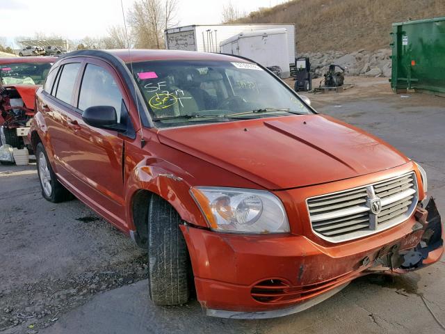 1B3HB48AX9D156975 - 2009 DODGE CALIBER SX ORANGE photo 1