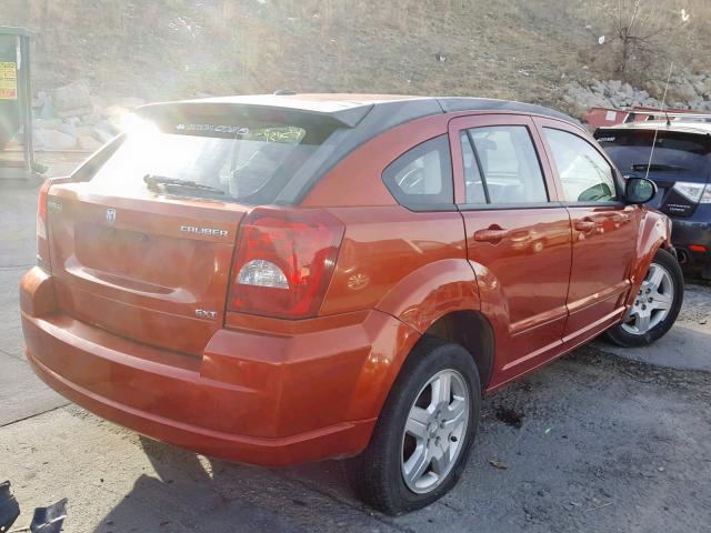 1B3HB48AX9D156975 - 2009 DODGE CALIBER SX ORANGE photo 4