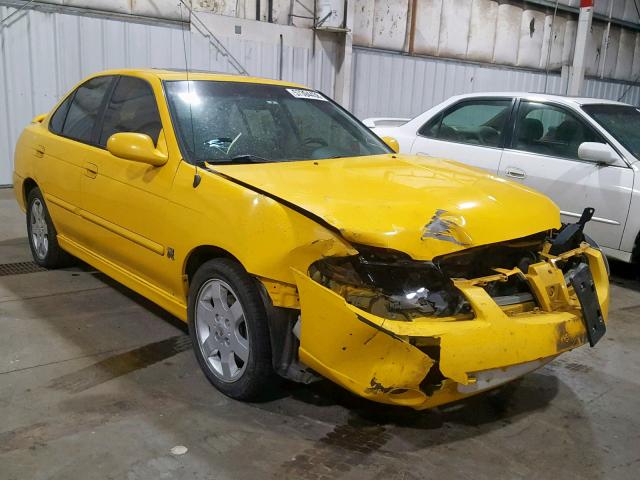 3N1AB51D04L735165 - 2004 NISSAN SENTRA SE- YELLOW photo 1