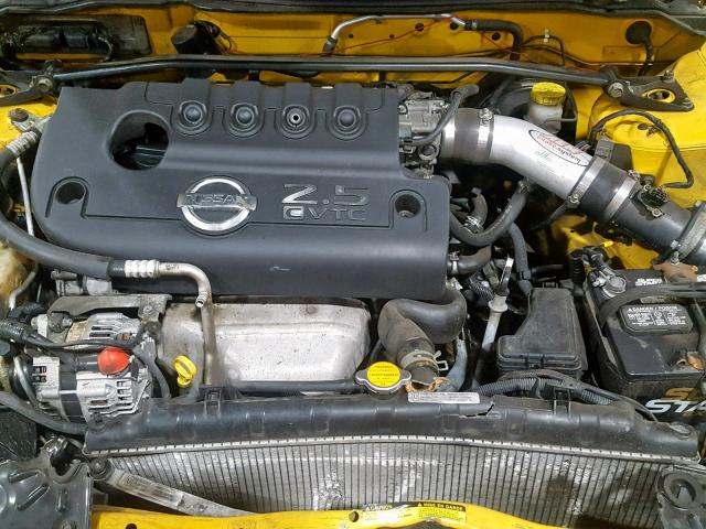 3N1AB51D04L735165 - 2004 NISSAN SENTRA SE- YELLOW photo 7