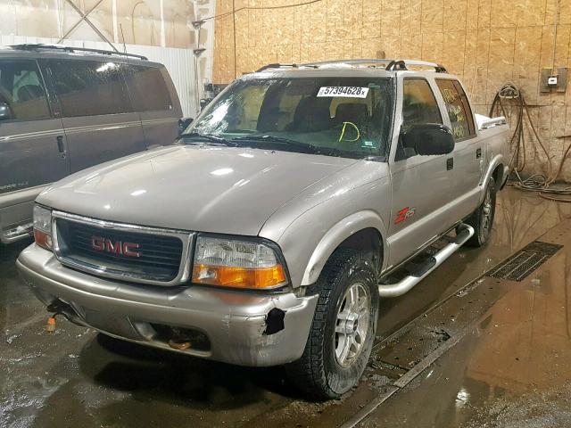 1GTDT13X44K105609 - 2004 GMC SONOMA GRAY photo 2